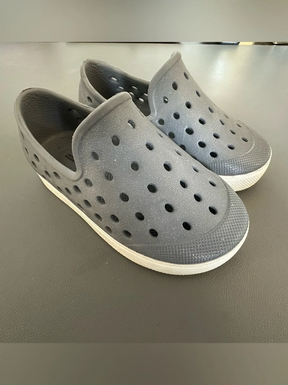 Kids Old Navy Casual Slip-On Clog in Gray